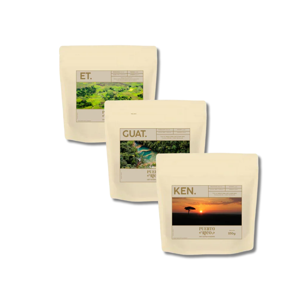 Pack Orígenes - Origen y Altura - Tienda Online Cafés Puerto Rico