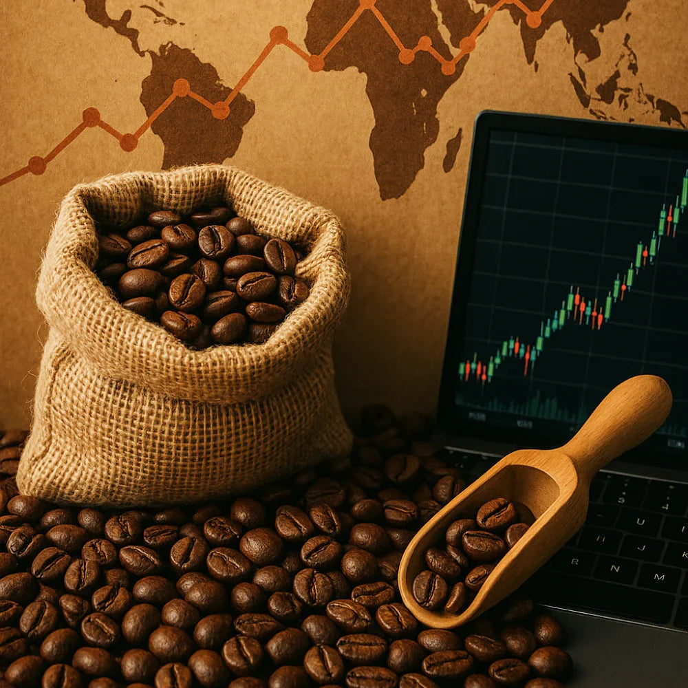 El Café como Materia Prima Global: ¿Sabías que Cotiza en Bolsa? - Tienda Online Cafés Puerto Rico