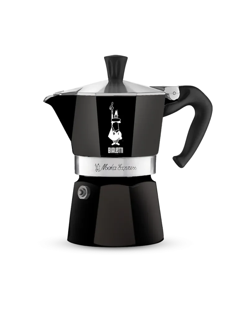Bialetti Moka Express 3 Tazas Negra - Tienda Online Cafés Puerto Rico