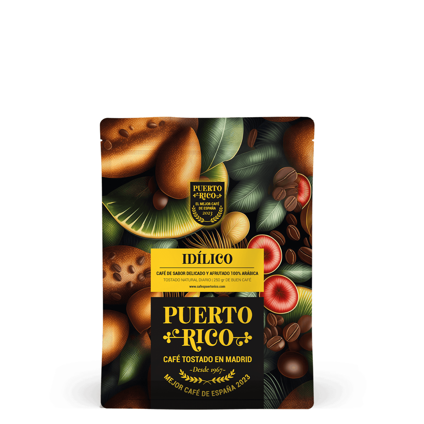 Idílico - Mejor Café de España 2023 en el Forum Café Barcelona - Tienda Online Cafés Puerto Rico