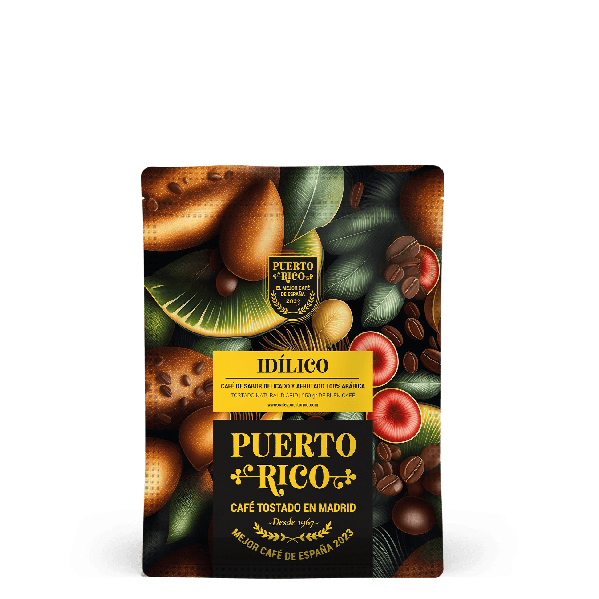 Idílico - Mejor Café de España 2023 en el Forum Café Barcelona - Tienda Online Cafés Puerto Rico