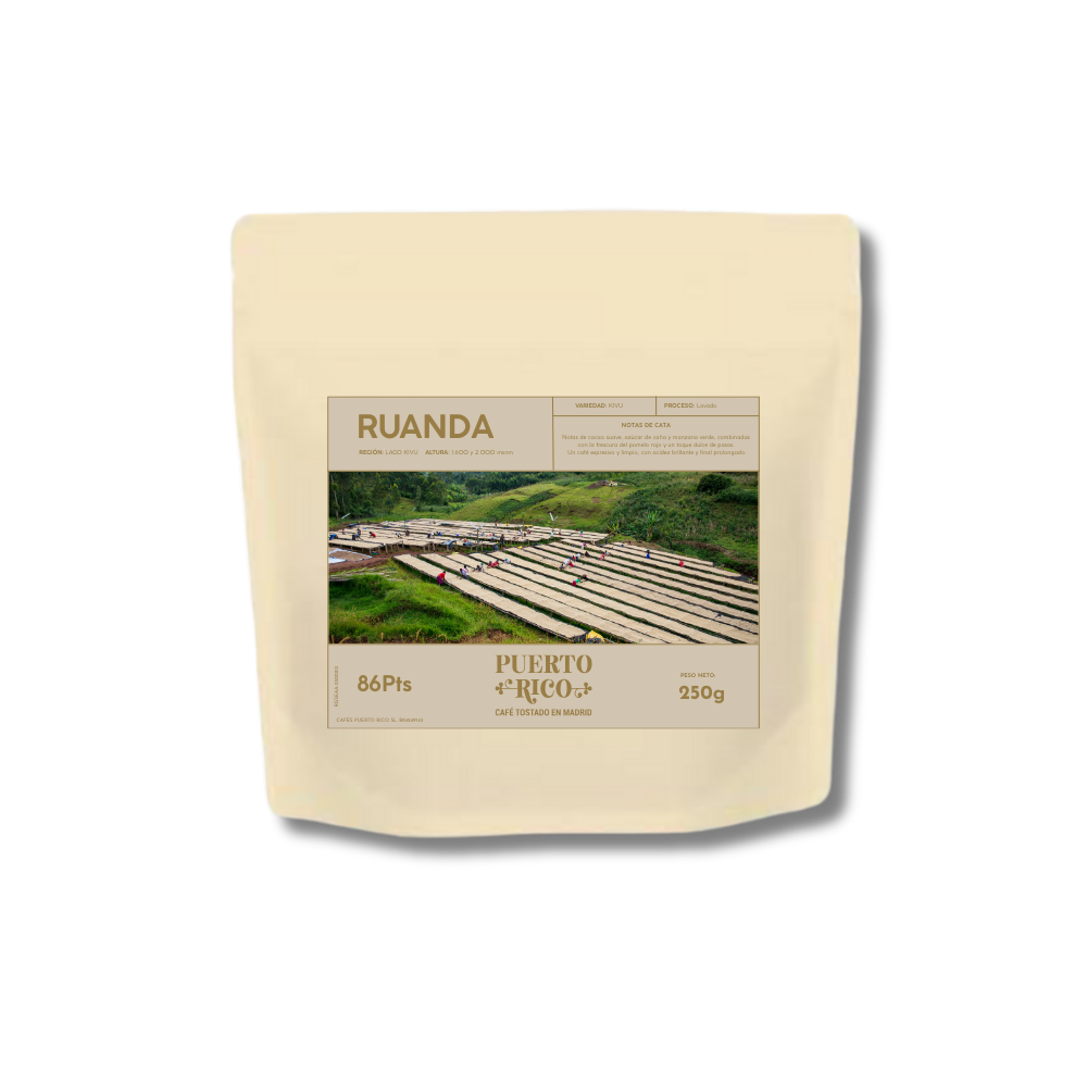 Ruanda Kivu –Floral y elegante, con aromas a jazmín